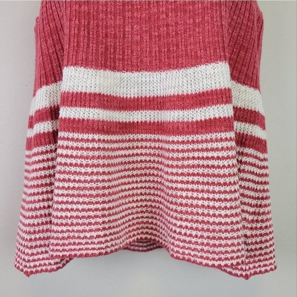 MOTH Anthropologie Striped Rib Knit Sweater Tank Top M - Picture 15 of 15